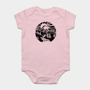 PNW Great Outdoors Block Print Baby Bodysuit